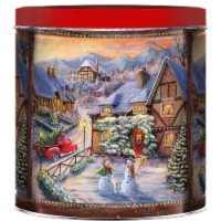 GiftPop Winter Village Assorted Popcorn Tin Perspective: Main