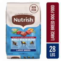 Nutrish Large Breed Real Beef, Pea, Carrot & Brown Rice Recipe Dry Dog Food 28 lb. Bag (Rachael Ray) Perspective: Main
