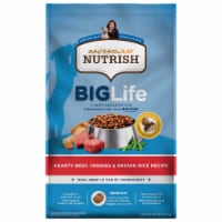Rachael Ray Nutrish Big Life Hearty Beef Veggie & Brown Rice Dry Adult Dog Food Perspective: Main
