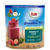 Dole Crafted Berries 'N Kale Smoothie Mix 4 - 7 oz Bags Perspective: Main