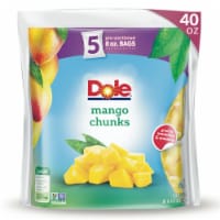 DOLE® Mango Chunks Pre-Portioned Frozen Fruit Bags