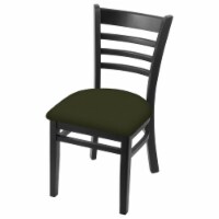 Holland Bar Stool 314018Blk010 18 in. 3140 Series Chair, Black Finish with Canter Pine Seat