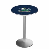 L214 Notre Dame (Leprechaun) 36'' Tall - 36'' Top Pub Table with Stainless Finish