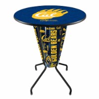 Holland Bar Stool L218B42Cal-Un36RCal-Un California Lighted Pub Table with Golden Bears Logo
