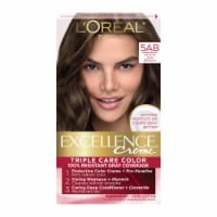 L'Oreal Paris Excellence Permanent Hair Color with Triple Care Protection 5AB Mocha Ash Brown Perspective: Main