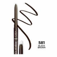 L'Oreal Paris Infallible Black Brown Never Fail Pencil Eyeliner with Built in Sharpener
