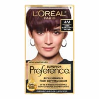 L'Oreal Paris Superior Preference Permanent Hair Color 4M Dark Mahogany Brown Perspective: Main