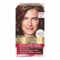 L'Oreal Paris Excellence Permanent Hair Color with Triple Care Protection 6RB Light Reddish Brown Perspective: Main