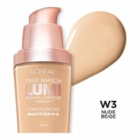 L'Oreal Paris True Match Lumi Foundation W3 Nude Beige Perspective: Main