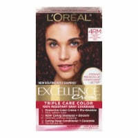 L'Oreal Paris Excellence Creme 4RM Dark Mahogany Red Permanent Triple Care Hair Color
