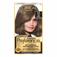 L'Oreal Paris Superior Preference 6A Light Ash Brown Permanent Hair Color