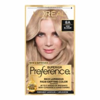 L'Oreal Paris Superior Preference Permanent Hair Color 8A Ash Blonde Perspective: Main