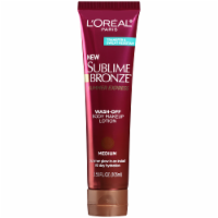 L'Oreal Paris New Sublime Bronze Summer Express Wah-Off Body Makeup Medium Lotion Perspective: Main