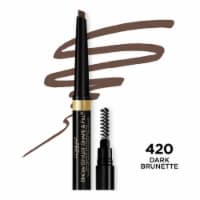 L'Oreal Paris Brow Stylist Shape And Fill 420 Dark Brunette Mechanical Eyebrow Pencil