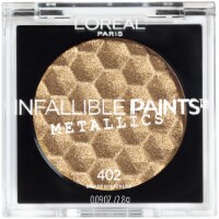 L'Oreal Paris Infallible Paints Metallics 402 Brass Knuckles Eye Shadow Perspective: Main