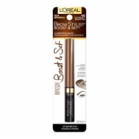 L'Oreal Paris Brow Stylist Light Brunette Boost & Set Brow Gel Mousse Mascara Perspective: Main