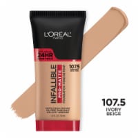 L'Oreal Paris Infallible Pro-Matte Foundation 107.5 Ivory Beige Perspective: Main
