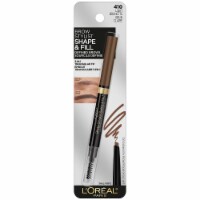 L'Oreal Paris Brow Stylist Shape & Fill Pencil - Light Brown 410 Perspective: Main