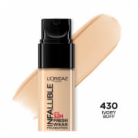L'Oreal Paris Infallible Fresh Wear Lightweight Ivory Buff 430 Foundation