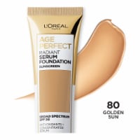 L'Oreal Paris Radiant Serum Foundation with SPF 50 80 Golden Sun Perspective: Main