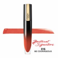 L'Oreal Paris Brilliant Signature Shiny Lip Stain Lipstick 315 Be Courageous Perspective: Main