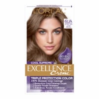 L'Oreal Paris Excellence Permanent Hair Color with Triple Care Protection 6UA Ultra Ash Light Brown Perspective: Main