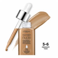 L'Oreal Paris True Match Hyaluronic Tinted Serum Foundation 5-6 Medium Tan Perspective: Main