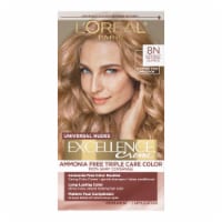 L'Oreal Paris Excellence Universal Nudes Permanent Hair Color 8N Natural Blonde Perspective: Main