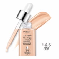 L'Oreal Paris True Match 1-2.5 Rosy Light Hyaluronic Tinted Serum Foundation