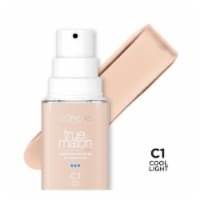 L'Oreal Paris True Match Liquid Foundation with Medium Coverage Super Blendable C1 Perspective: Main