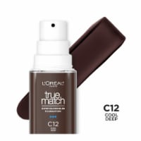 L'Oreal Paris True Match Liquid Foundation with Medium Coverage Super Blendable C12 Perspective: Main