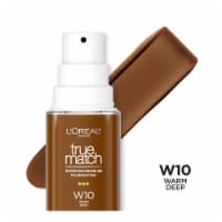 L'Oreal Paris True Match Liquid Foundation with Medium Coverage Super Blendable W10 Perspective: Main