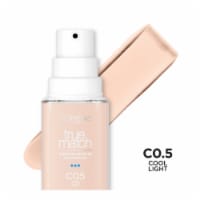 L'Oreal Paris True Match Liquid Foundation with Medium Coverage Super Blendable C0.5 Perspective: Main