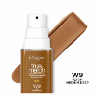 L'Oreal Paris True Match Liquid Foundation with Medium Coverage Super Blendable W9 Perspective: Main