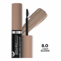 L'Oreal Paris Infallible Brow Mascara Volumizing 24 HR 8 Light Blonde Perspective: Main