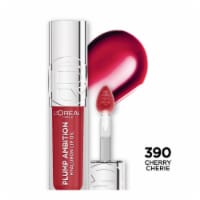 L'Oreal Paris Plump Ambition Lip Oil with Hyaluronic Acid 390 Cherry Cherie Perspective: Main