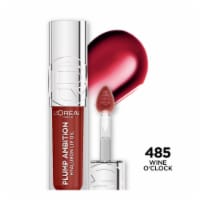 L'Oreal Paris Plump Ambition Lip Oil with Hyaluronic Acid 485 Wine O'Clock Perspective: Main