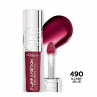 L'Oreal Paris Plump Ambition Lip Oil with Hyaluronic Acid 490 Berry Jolie Perspective: Main
