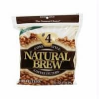 Natural Brew Cone Style #4 Coffee Filters
