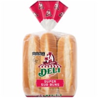 Aunt Millie's® Deli Enriched Super Sub Buns Perspective: Main