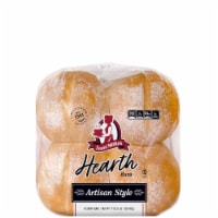 Aunt Millie's Hearth Artisan Style Hamburger Buns Perspective: Main