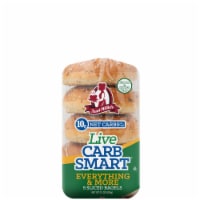 Aunt Millie's Live Carb Smart Everything & More Bagel Perspective: Main