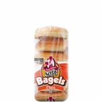 Aunt Millie's Soft Plain Bagels Perspective: Main