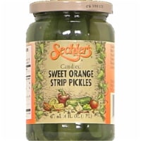 SECHLERS PICKLE CANDIED SWT ORNG STRIP-16 OZ -Pack of 6 Perspective: Main