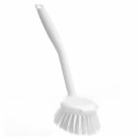 LOLA Dish Brush W/ Scraper, Non-Scratch Durable Poly Fiber Bristles, Washable - 1 CT