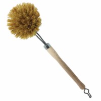 LOLA The Original Tampico Vegetable & Dish Brush, Eco-Friendly, Large Head - 1 Pack