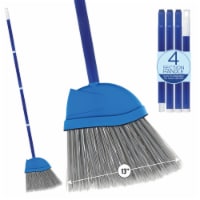 Lola Angle Broom 12 Head Recycled Bristles High Gloss Force Fit Handle Perspective: Main