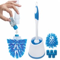 500 Brushes, Toilet Bowl Brush W/ Soap Dispensing Brush Head - Starter Plus Kit