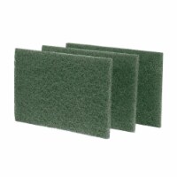 Scrubble S86 PEC Green 6 x 9 in. Heavy Duty Scrub Hand Pad - Case of 60