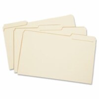 Skilcraft NSN2822508 File Folder-.75 in. Expansion-.33 in. Cut-Legal-Size-100-PK-Manila Perspective: Main